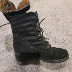 Vintage Aquatalia Leather Combat Goth Boots